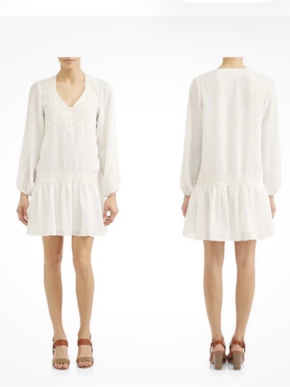 Elizabeth and James Cream Textured Blouse